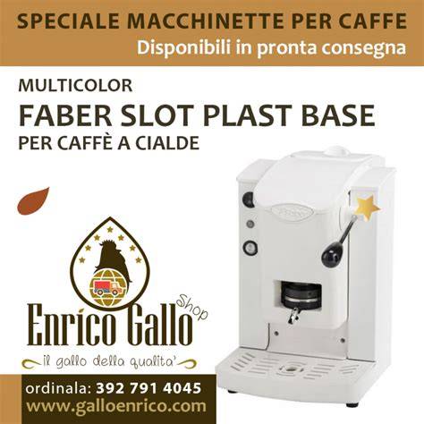 macchina caffè Faber Slot Plast dettagli