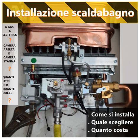 Schema di collegamento e componenti scaldabagno Junkers