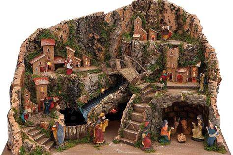 realizzazione cascata presepe fai da te polistirene