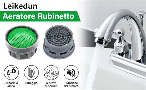 immagine confronto aeratori e rubinetti
