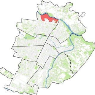 mappa area Basse di Stura e contesto urbano