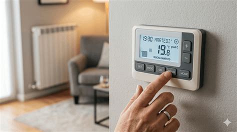 Impostazioni cronotermostato e risparmio energetico