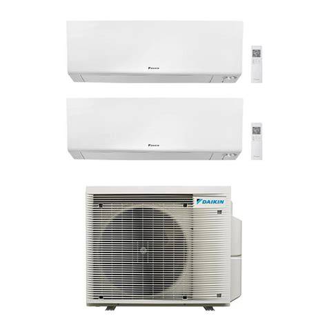 Daikin dual split design e apertura pannelli