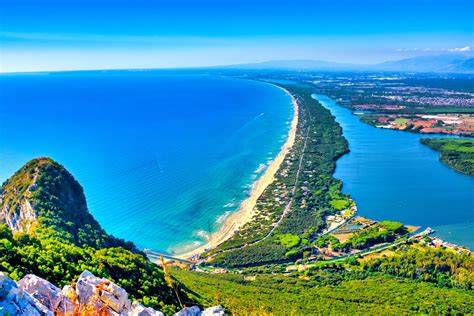 immagine panoramica vista litorale tirrenico