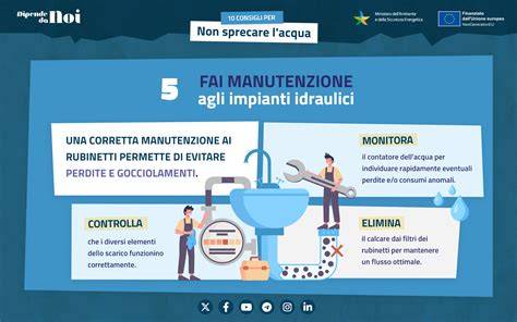 grafico manutenzione impianti idraulici