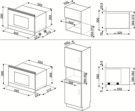 Immagine schema dimensioni elettrodomestici
