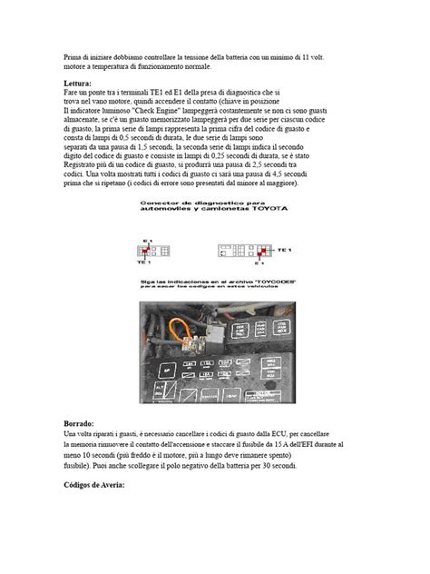 schema confronto codici OE Toyota