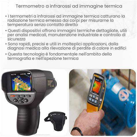Immagine termica di morsettiere e pannelli di controllo