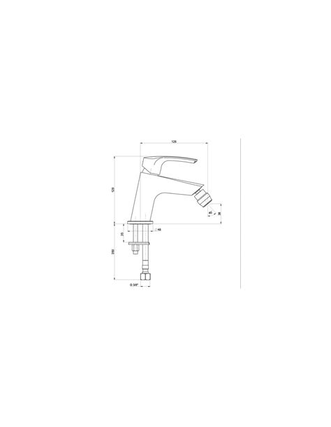 rubinetto bidet monoforo dettagli