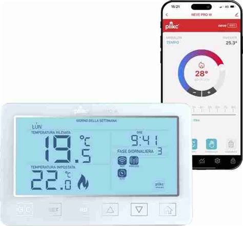cronotermostato plikc design moderno