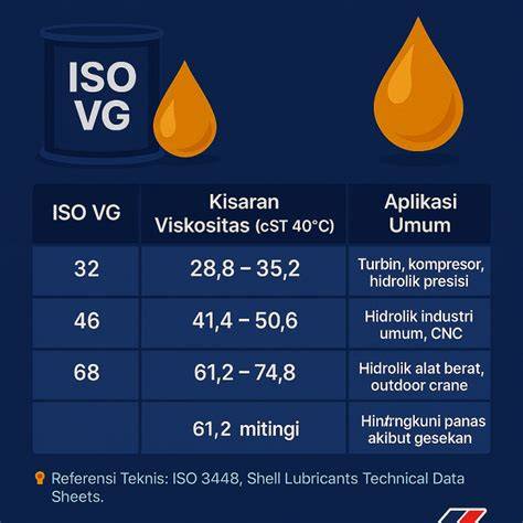 schema viscosità olio ISO VG e VI