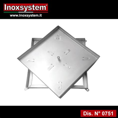 Chiusini di ispezione acciaio inox vertice grafico