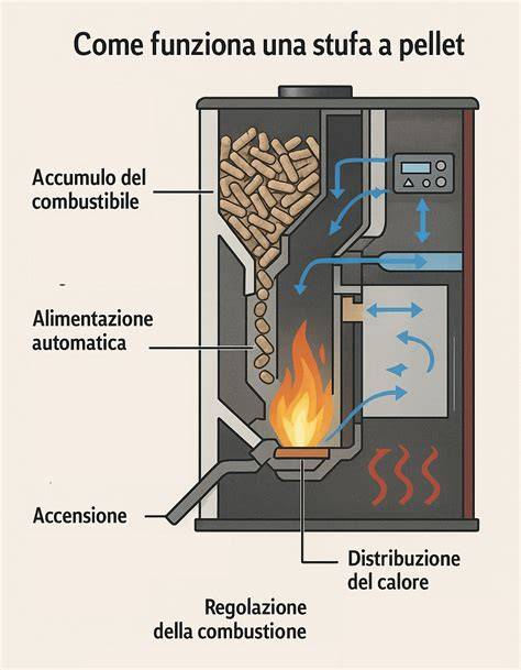stufa pellet installazione e aria