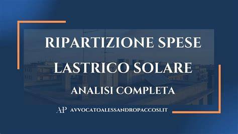 diagramma ripartizione spese lastrico