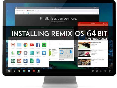 Remix OS dual boot layout diagram