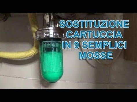 schematica cartuccia anticalcare sostituzione