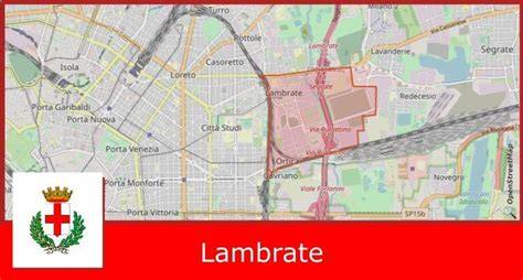 mappa quartiere Lambrate Ortica e vie principali