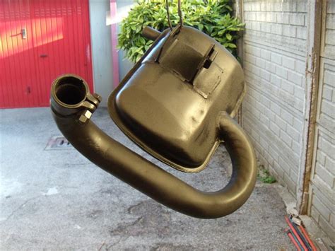 Pulizia interna marmitta Vespa schema