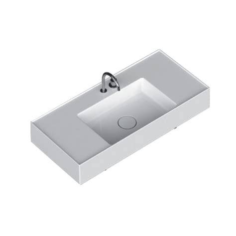 lavabo appoggio 100 cm installazione