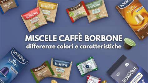 grafico colori miscele Caffè Borbone