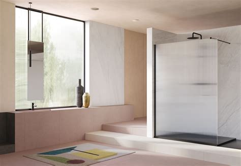 Doccia open space layout idee visuali